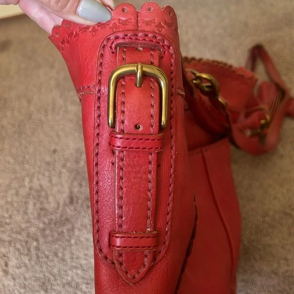 Isabella Fiore Hobo Tote /Crossbody with Tassels - Picture 5 of 8